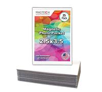 Magtech Marco magnético para fotos de 2,5 x 3,5 pulgadas, color blanco, 25 unidades (12325)