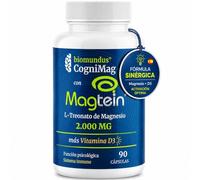 Magtein® L-Treonato de Magnesio 2.000 mg/dosis con Vitamina D3, Biomundus
