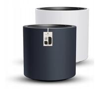 Magubo Macetero Grande para Exterior - Maceta con Inserto de Plástico para Jardín y Balcón (Antracita, 298 mm)