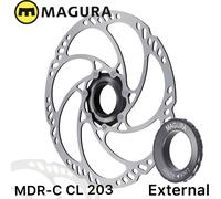 Magura Bicicleta MTB Disco de Freno Mdr-C enter Lock Plug-Eje Dics 203mm
