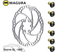 Magura Disco de freno Storm SL.2 6 Agujeros gris 180 mm