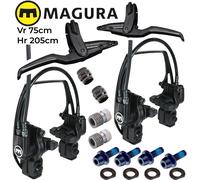Magura HS11 - Freno de llanta hidráulico para bicicleta Evo2 Trekking City Ebike Tour Freno delantero y trasero completo