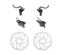 Magura Juego de frenos de disco MT Trail Sport + discos de freno de 6 agujero negro