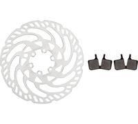 Magura Kit de discos de frenos y pastillas MDR-C 6 agujeros 160 mm gris 160 mm