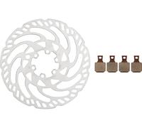 Magura Kit de discos de frenos y pastillas MDR-C 6 agujeros 160 mm gris 160 mm