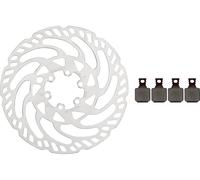 Magura Kit de discos de frenos y pastillas MDR-C 6 agujeros 160 mm gris 160 mm