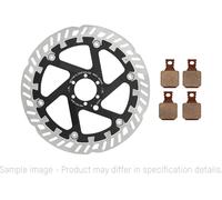 Magura Kit de discos de frenos y pastillas MDR-P 6 agujeros 203 mm gris/negro 203 mm