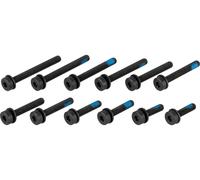 Magura Set de tornillos Flatmount negro one_size