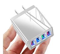 Magvolt Pro Phone Charger, Fast 4-Port Wall Charger with Intelligent Temperature Control, Multi-Protection System, and Universal Compatibility (White)