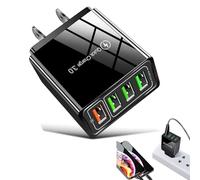 Magvolt Pro Phone Charger, Magvolt Pro Charger, 4-Port Quick Charge 3.0 Hub, Fast Charging with Multi-Protection System, Built-in Voltage Regulator, for All Phones (1pcs Black)