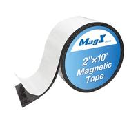 MagX Cinta magnética con adhesivo 5 cm x 3 m, ultra gruesa de 1,5 mm, tira magnética con autoadhesivo, cinta magnética flexible, despegar y pegar, imanes anisotrópicos fuertes, papelería, suministros