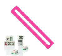 Mah Jong Card Line Guide, Mahjong Reading Tracking Ruler, 6x1x0.13 Inches Abs Guided Strip, Lightweight Mah Jongg Accessory for Beginners Women Girls Boys Family Friends, Game Aid