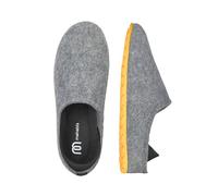 mahabis Pantuflas unisex | Colección Lite | Veganas | Ultraligeras | Suela EVA | Diseño colorido audaz | Sin forro, Limón ceniza, 39.5/40 EU
