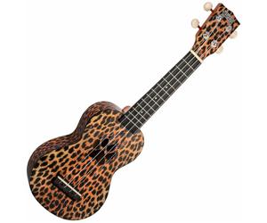 Mahalo MA1CH Art II Series Cheetah Ukelele soprano