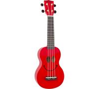 Mahalo Smiley Ukulele Red