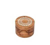 Mahasu Urna de madera de acacia para gatos, caja de recuerdo conmemorativa para cenizas de mascotas, tapa giratoria magnética y urna para mascotas grabada en la parte superior para recuerdo (3.5 x 3.5