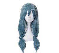 Mahito Cosplay Peluca Anime Jujutsu Kaisen Azul Doble Trenza Resistente al Calor Pelo Sintético Disfraz Peluca