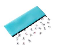 Mahjong Bag - 6.5x17.7inches, Lightweight Portable Empty Carry Case | Travel Storage For Mahjong Tiles | Waterproof Organizer For Home, Outdoor, Vacation, Camping, Picnic, RV, Party, Gathering