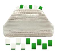 Mahjong Bag | Aesthetic Prints Hand-woven Dice Coin Holder Case | Magnetic