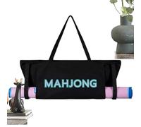 Mahjong Bags for Tiles and Racks Canvas Portable Soft Padding Handle Mat
