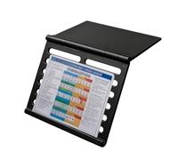 Mahjong Card Holder - 7.08 Inches 3D Printed Portable Rack, Under Mat Slide In Stand, Space Saving Game Organizer | Angled Tile Display Tray, Travel Playing Accessory For Home, Dorm, Apartment And Tra