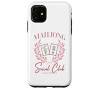 Mahjong Club Social Crack Dot Bam Mahjong Carcasa para iPhone 11