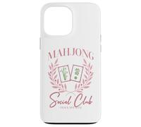Mahjong Club Social Crack Dot Bam Mahjong Carcasa para iPhone 13 Pro MAX