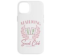 Mahjong Club Social Crack Dot Bam Mahjong Carcasa para iPhone 14 Plus