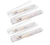 Mahjong deslizante y soporte de 50 cm, 4 piezas de acrílico transparente magnético, estantes de piedra de mahjong, para amigos, , reuniones familiares, concursos, centros de ancianos y