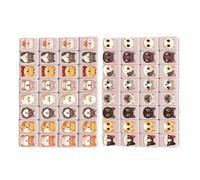 Mahjong Game Set Toy - Juego Interactivo De Combinación De Azulejos, Bloques De Patrones De Banderas | Actividad De Entrenamiento Cerebral Para El Desarrollo De Habilidades Estratégicas, Colección De