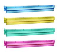 Mahjong - Juego de 4 soportes para mahjong pusher, juego de 4 organizadores acrílicos para American Mah Jongg, accesorios de juego de mesa para juego líquido, transparente, multicolor, 4 unidades