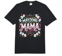 Mahjong Jugador Azulejos Amante Mahjong Mama Comfort Colors Adult Heavyweight T-Shirt