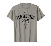 Mahjong King of Tiles Mens Mahjaholic Men It's Mahjong Time Camiseta