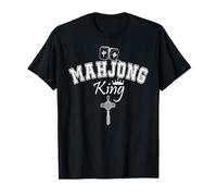 Mahjong King of Tiles Mens Mahjaholic Men It's Mahjong Time Camiseta