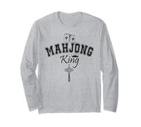 Mahjong King of Tiles Mens Mahjaholic Men It's Mahjong Time Manga Larga