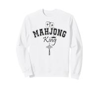 Mahjong King of Tiles Mens Mahjaholic Men It's Mahjong Time Sudadera