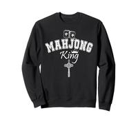 Mahjong King of Tiles Mens Mahjaholic Men It's Mahjong Time Sudadera