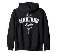 Mahjong King of Tiles Mens Mahjaholic Men It's Mahjong Time Sudadera con Capucha