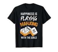Mahjong - La felicidad está jugando al Mahjong Camiseta