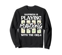 Mahjong - La felicidad está jugando al Mahjong Sudadera