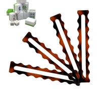 Mahjong Line Reader, guía acrílica de concha de tortuga, herramienta brillante de 4 piezas, accesorio de juego , dispositivo de estilo funcional, construcción eficiente para hombres, mujeres