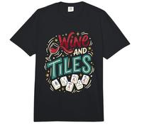 Mahjong Lover Vino Y Azulejos Noche De Juego Comfort Colors Adult Heavyweight T-Shirt