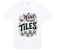 Mahjong Lover Vino Y Azulejos Noche De Juego Comfort Colors Adult Heavyweight T-Shirt