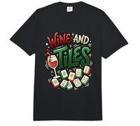 Mahjong Lover Vino Y Azulejos Noche De Juego Comfort Colors Adult Heavyweight T-Shirt