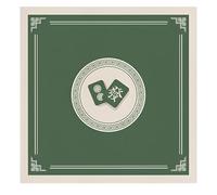 Mahjong Mat Tapete de Mesa Goma diseño Creativo 70/80/90cm for Juego Mahjong silencioso y Antideslizante for Juegos Cartas(70cm)