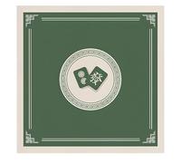 Mahjong Mat Tapete de Mesa Goma diseño Creativo 70/80/90cm for Juego Mahjong silencioso y Antideslizante for Juegos Cartas(90cm)