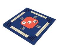 Mahjong Mat Tapete de mesa Mahjong antideslizante 31.5x31.5 '' Reducción de ruido para juegos de mesa resistentes al desgaste para póquer de fiesta, cartas, juegos de familiares Azul |.Juego de