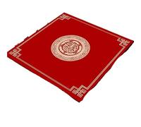 Mahjong Mat Tapete Tapete for Juegos de Mesa insonorizado Engrosado, Manta silenciosa for Tarot Mahjong Poker, Mantel Antideslizante y Resistente al Desgaste, 80x80cm(F 80X80CM)