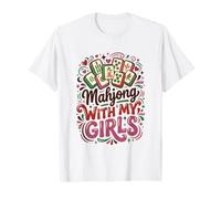 Mahjong Player Azulejos Mahjong con Mis Chicas Camiseta