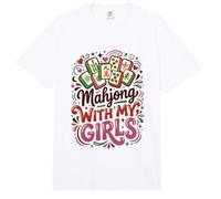 Mahjong Player Azulejos Mahjong con Mis Chicas Comfort Colors Adult Heavyweight T-Shirt